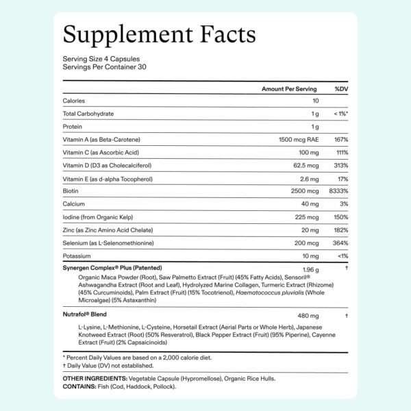 NUTRAFOL BALANCE PARA MULHERES ACIMA DE 45 ANOS - Image 3