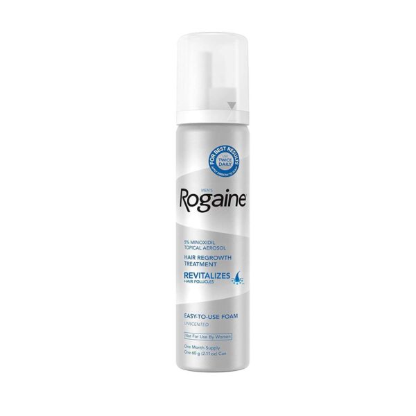 ROGAINE FOAM 5% - MINOXIDIL EM ESPUMA - ( 1 MÊS ) - ENVIO IMEDIATO