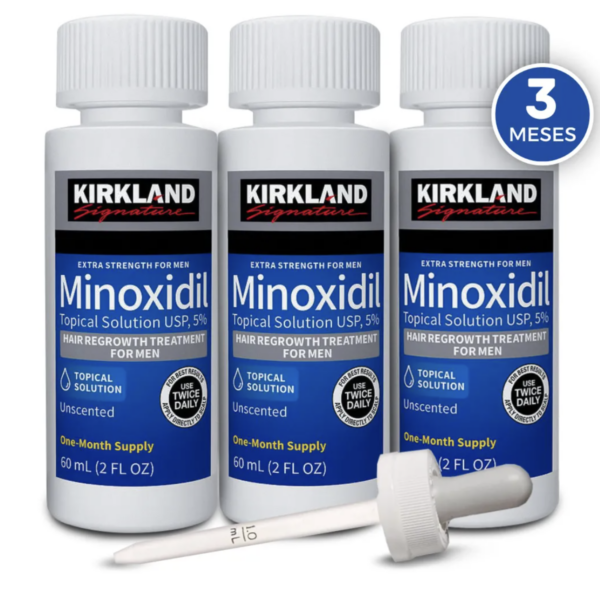 Minoxidil Kirkland | Tratamento para 3 meses